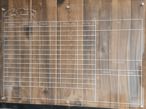 2'x3' Equine Marker Board
